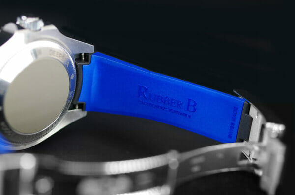 Black and Blue Strap for Rolex Deepsea 126660 - Glidelock Edition VulChromatic