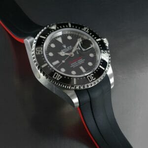 Rubber Strap for Rolex Sea Dweller 126600 - Glidelock Series VulChromatic
