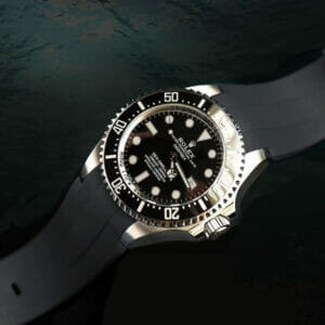 Rubber watch band rolex Deepsea 126660 Tang buckle series