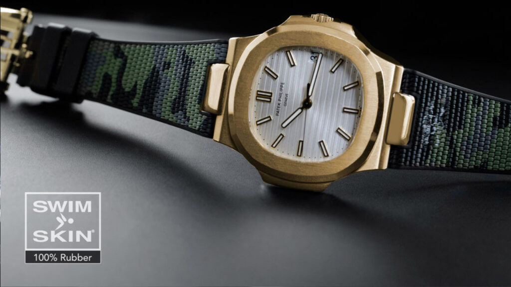 Military Camo Watch Strap by Rubber B