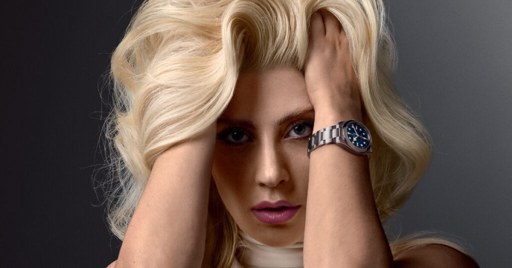 Lady Gaga - the First Woman to Star in a Tudor Watch Campaign