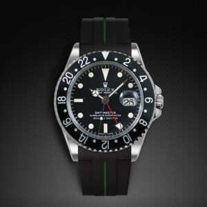 Black and Green Strap for Rolex GMT Master non-ceramic - Classic Series