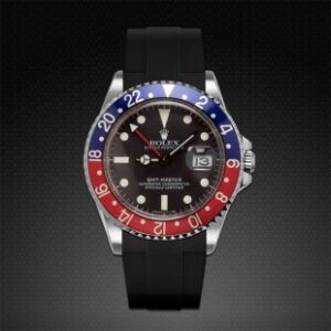 Black Strap for Rolex GMT Master non-ceramic - Tang Buckle Series