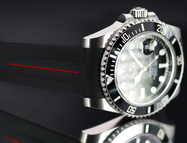 Black and Red Strap for Rolex GMT Master non-ceramic - Classic Series