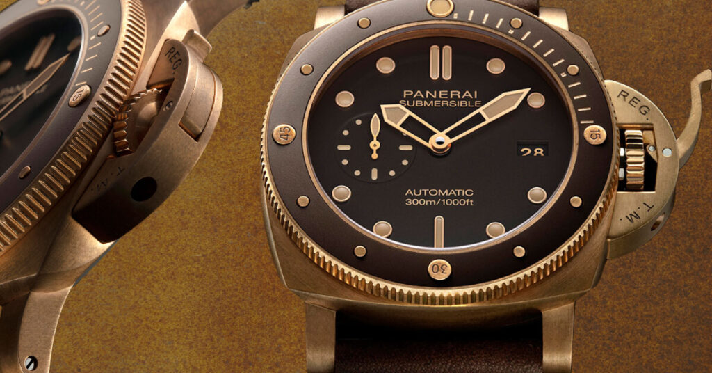 Panerai 47mm Luminor Submersible 1950 Bronzo PAM968 Panerai Watch