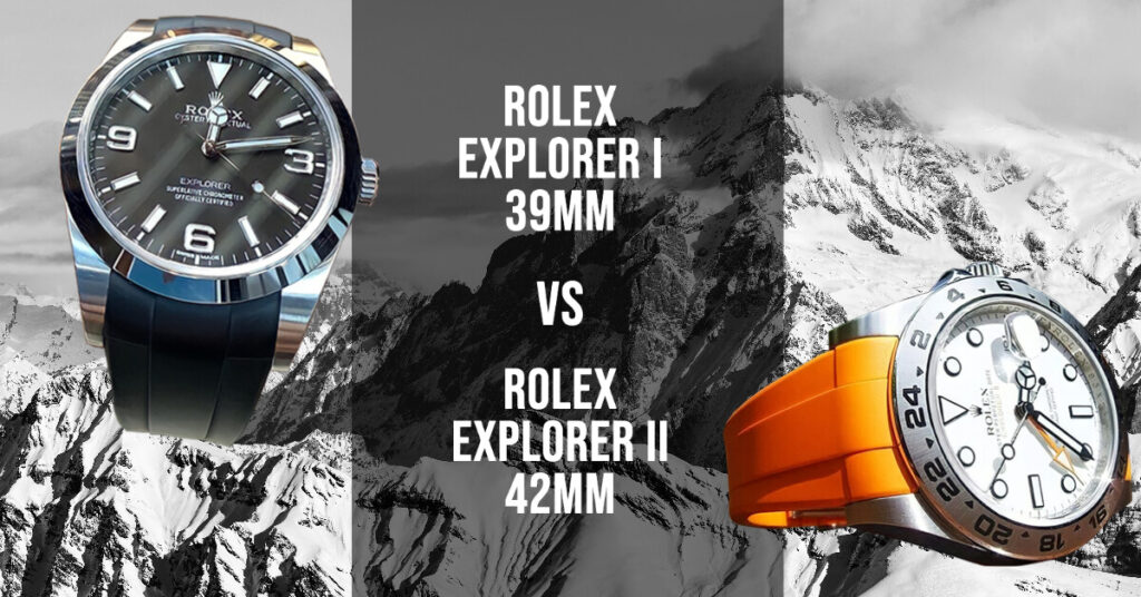 Rolex Explorer I 39mm vs Rolex Explorer II 42mm