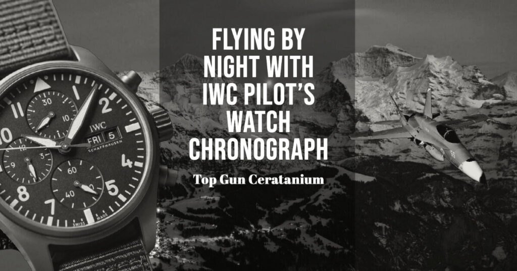 The IWC Pilots Watch Chronograph 41 Top Gun Ceratanium