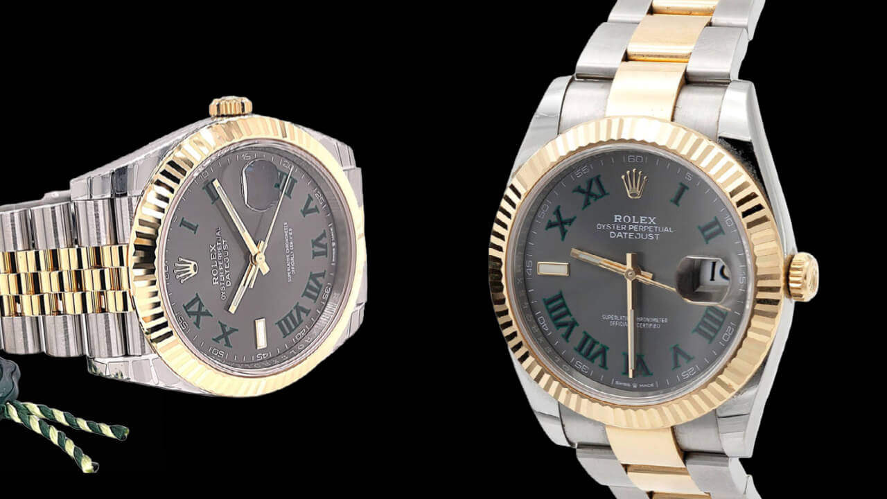 Rolex Datejust 126200 Oyster Perpetual 36 mm Wimbledon Dial Oyster  Stainless Steel Watch - Luxury Watches USA