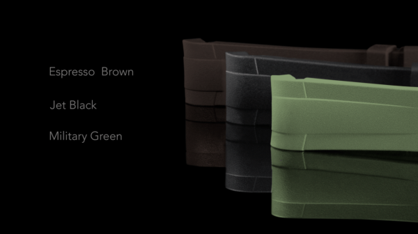 Green Rubber Strap for Tudor Ranger 79950 - Tang Buckle Series