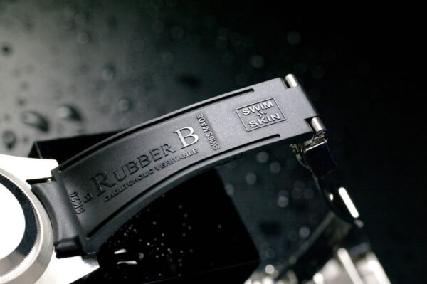 Blue Ballistic Rubber Strap for Rolex GMT Master II CERAMIC - SwimSkin