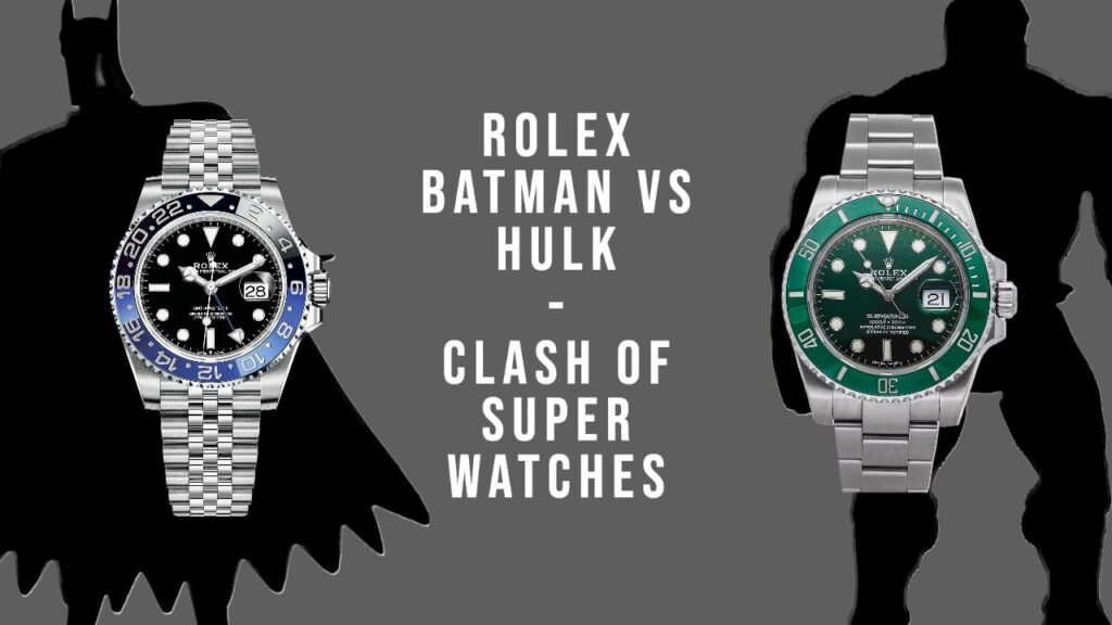 Batman vs Hulk Clash of Super Watches
