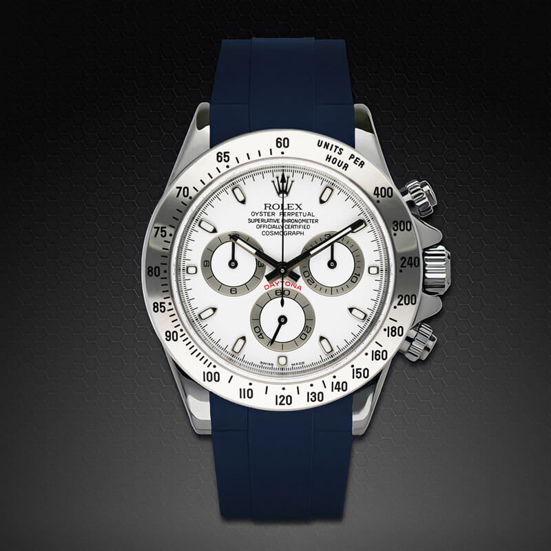 Rolex rubber shop strap daytona