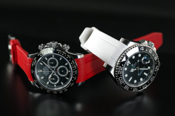 Red Rubber Strap for Rolex Daytona 116500LN Tang Buckle Series