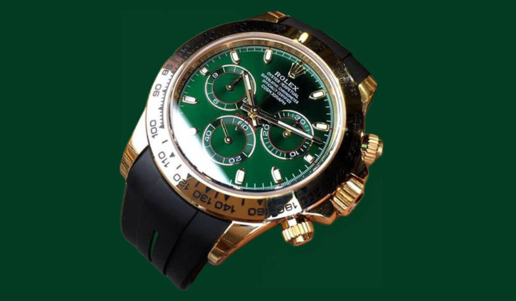 Green Dial Rolex Daytona 116508 Watch Strap Guide