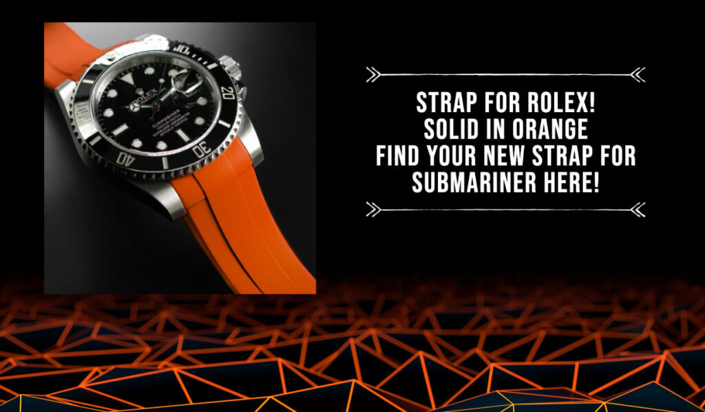 Beautiful Timepieces with an Orange Rubber Strap