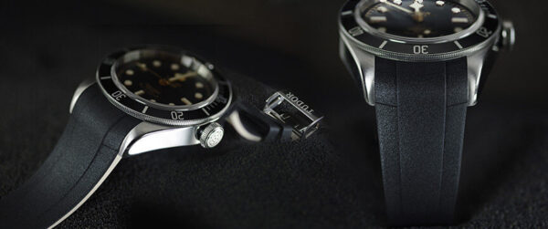 Brown Strap for Tudor Black Bay Chrono 41mm - VulChromatic Dual-Color