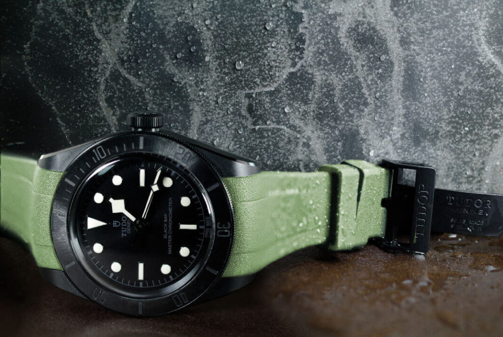 Green Strap For Tudor Black Bay Ceramic | Rubber B