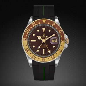 Black and Green strap for Rolex GMT Master
