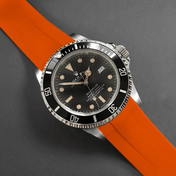 Rolex submariner clearance orange rubber strap