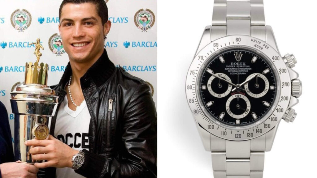 Cristiano Ronaldo Rolex Steel Daytona