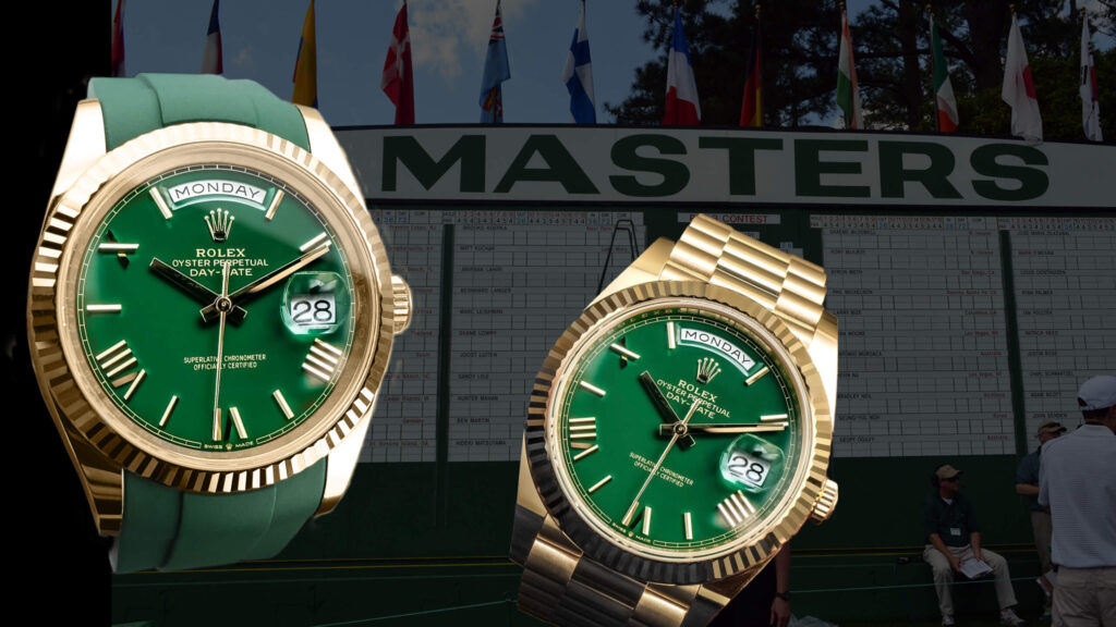 Rolex Day-Date 40 Green and the Masters Tournament