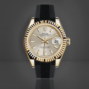 Tuxedo Rubber Strap for Rolex Oyster Perpetual 31mm Tang Buckle Series