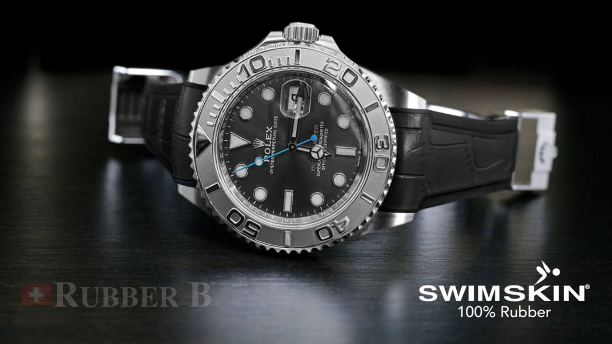 21 Bands for the Rolex Yacht-Master 40mm 116622-SwimSkin Alligator