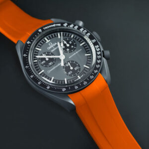 Omega SpeedMaster Orange MoonSwatch Rubber Strap