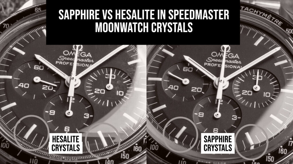Sapphire vs Hesalite in Speedmaster Moonwatch Crystals