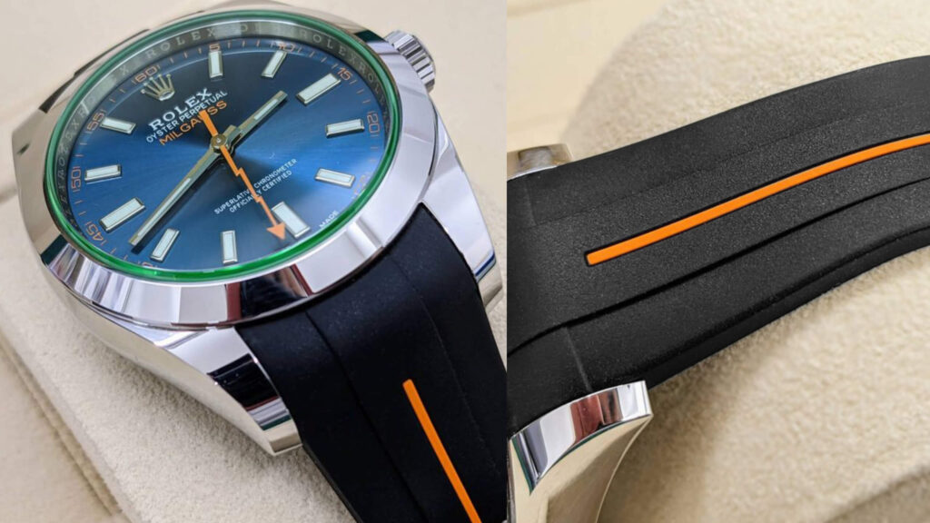 Rubber B’s Huge Selection of Alternative Bands for the Rolex Milgauss