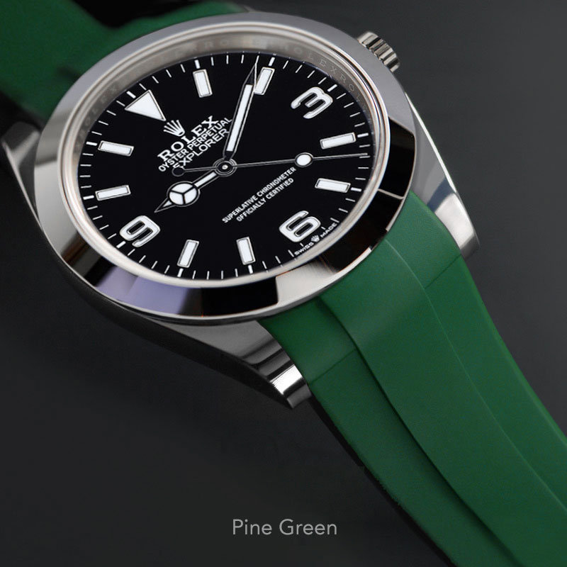 Green Strap for Rolex Submariner 41mm - Tang Buckle Series