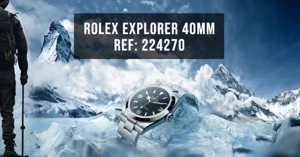 Introducing The Rolex Explorer 40mm Rubber Straps