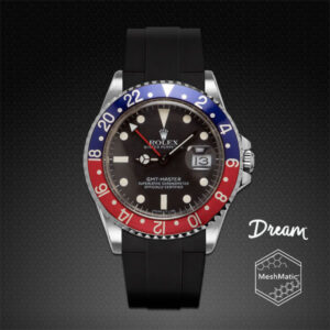 Black Dream Strap For GMT-Master Rolex 16700