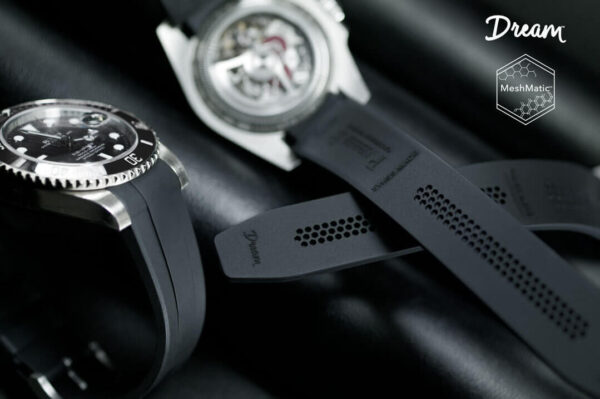Black Dream Strap For GMT-Master Rolex 16700 Rubber