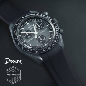 Black Dream Strap For Omega Moonswatch