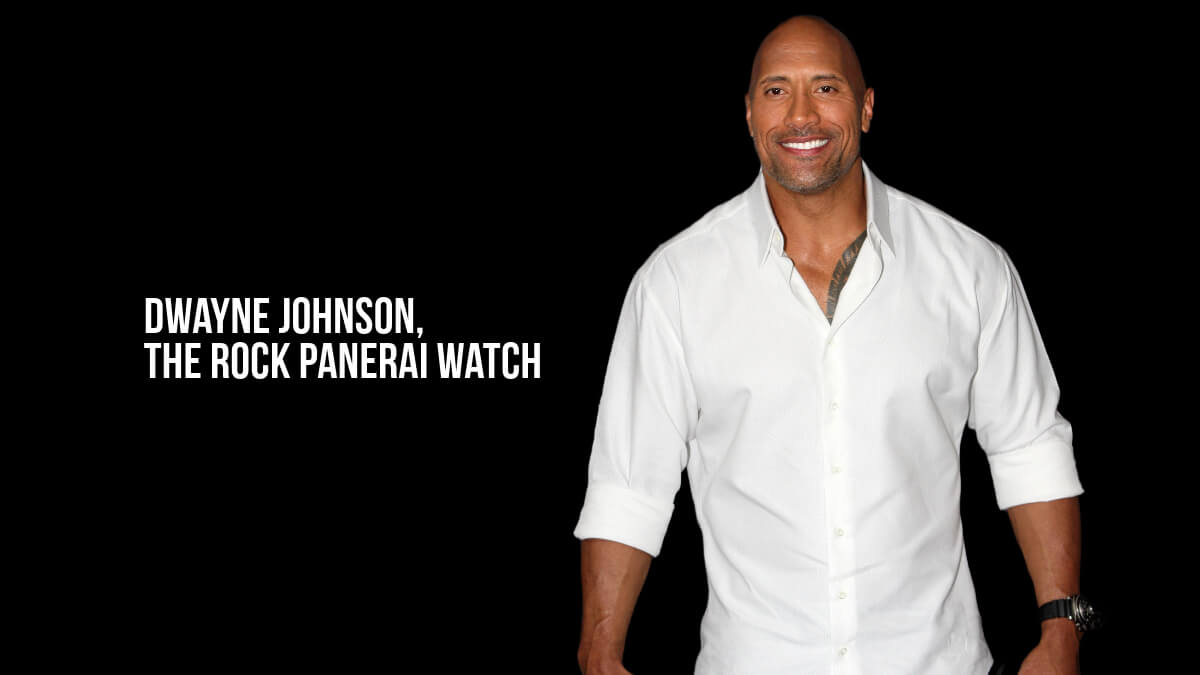 Dwayne Johnston The Rock Panerai watch