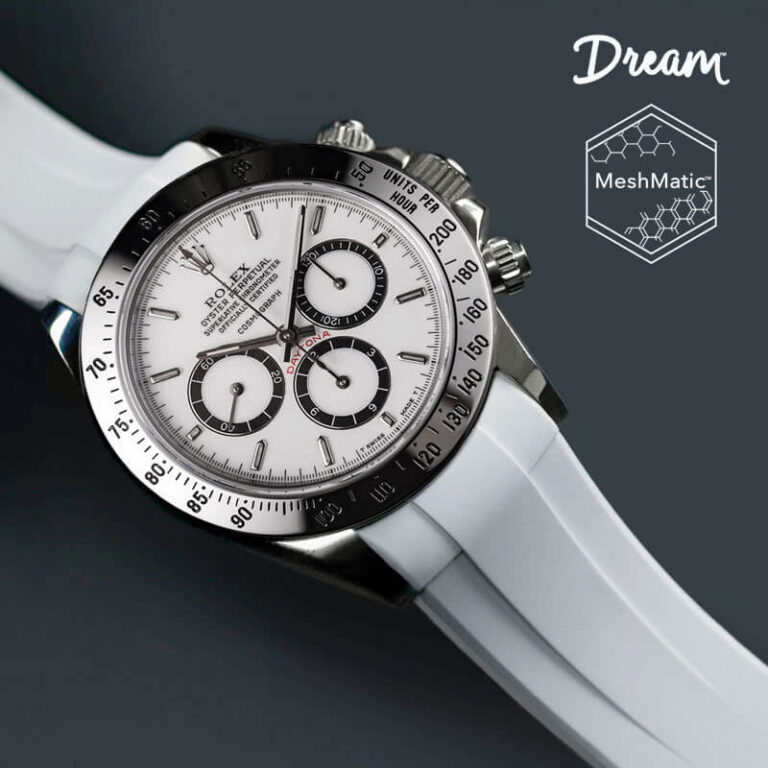 White Dream Strap For Rolex 116520 Daytona