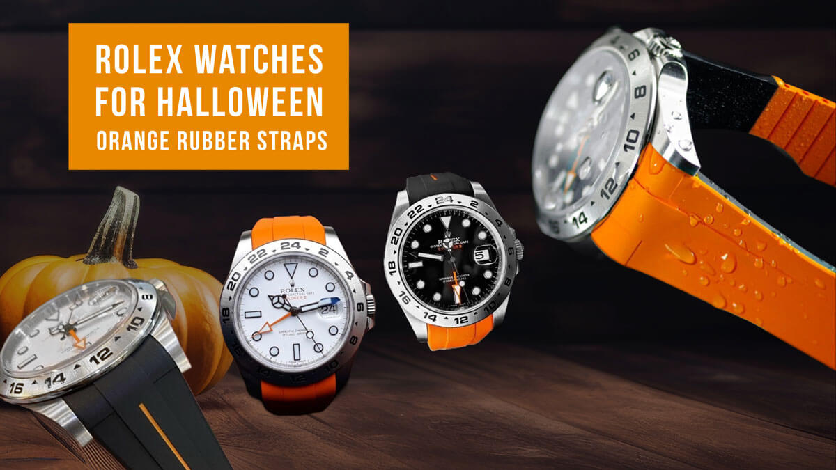 Orange rolex watch sale