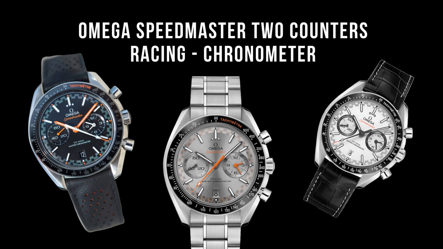 Chronometer For Racing Omega Speedmaster Two Counters Racing - Chronometer