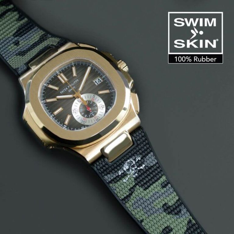 Rubber Camo strap for Patek Nautilus 5980