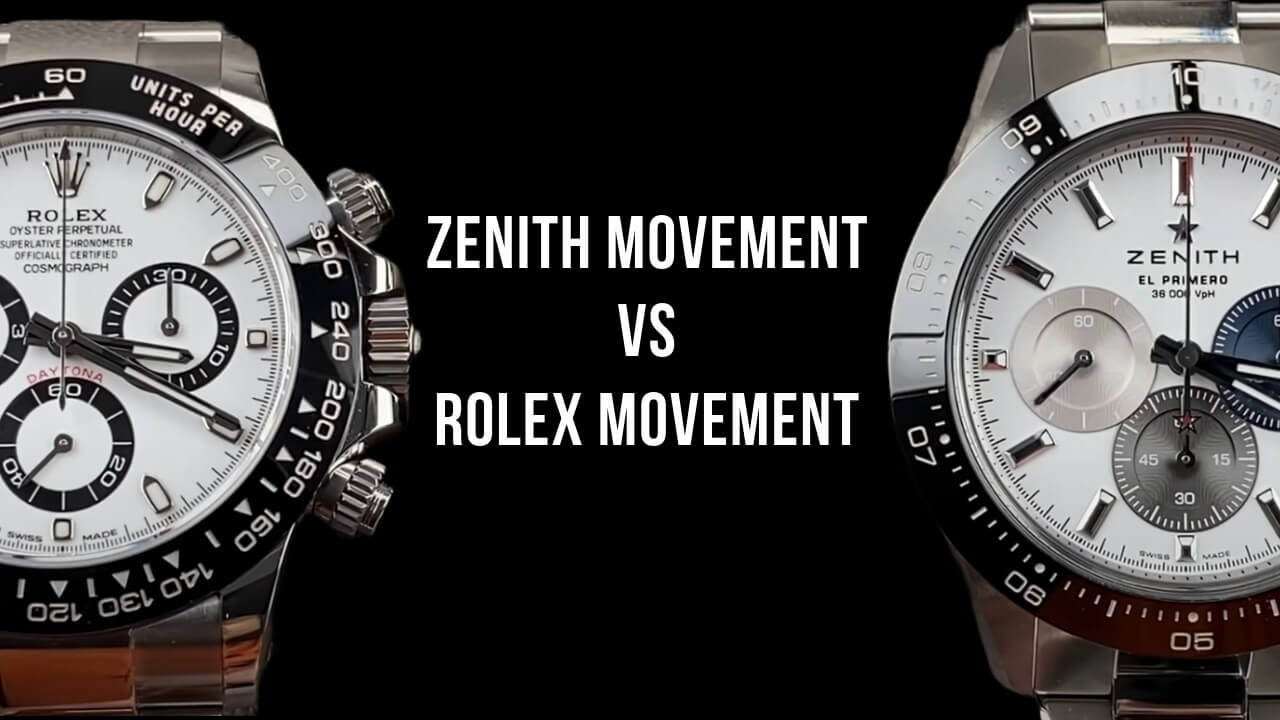 Zenith Movement VS Rolex Movement