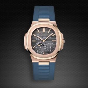 Denim Blue Rubber Strap for Patek Philippe Nautilus 5712