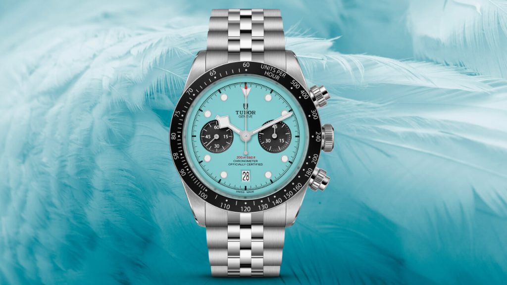 Tudor Flamingo Blue Black Bay Chrono