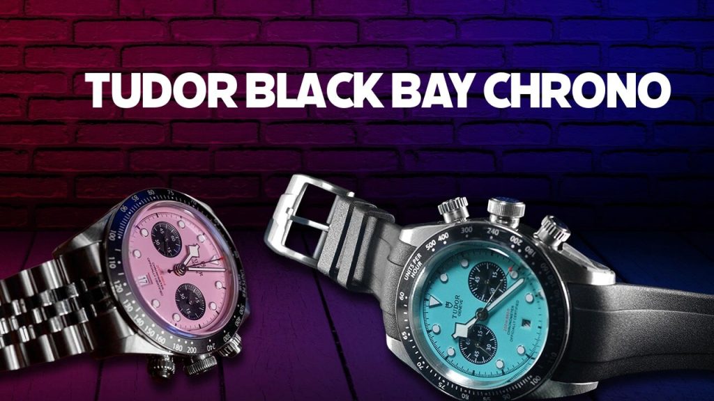 Tudor Flamingo Blue Black Bay Chrono
