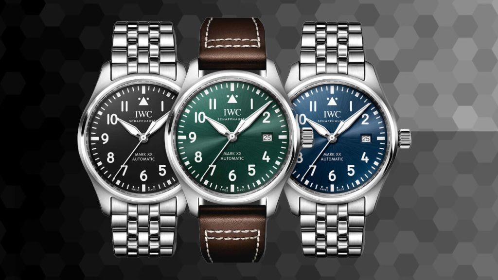 The IWC Mark XX is the latest iteration of IWC’s classic pilot’s watch series, evolving from the Mark XVIII. Here are the key differences: