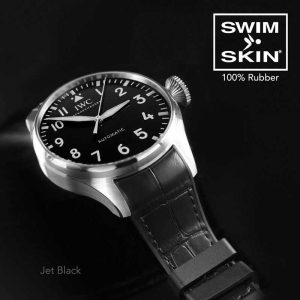 Black Alligator Strap for IWC Big Pilot 43