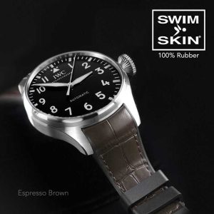 Brown Alligator Strap for IWC Big Pilot 43