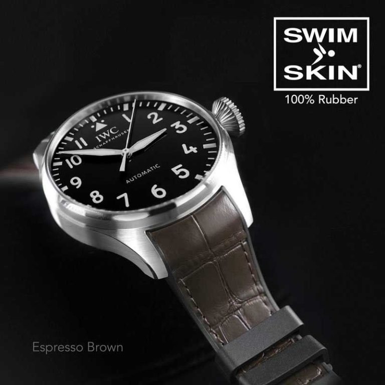 Brown Alligator Strap for IWC Big Pilot 43
