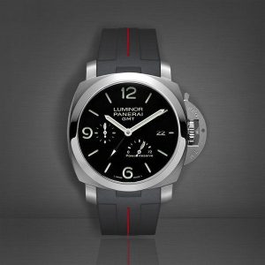Black and Red Strap for Panerai Luminor 1950 44mm