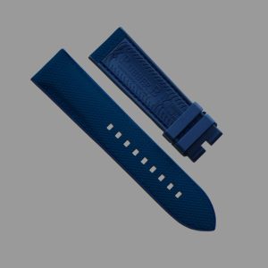 Blue Rubber Ballistic Strap for Apple Watch 42mm - SwimSkin